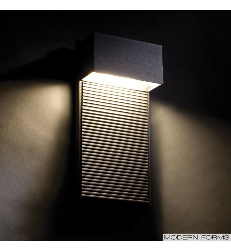 Modern Forms - WS-W2308-BK - Hiline 8" Outdoor Wall Sconce