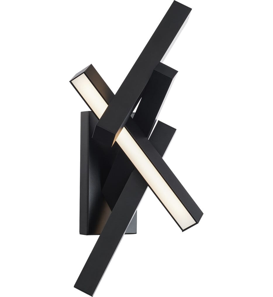Modern Forms - WS-W64824-BK - Chaos 24" Wall Sconce