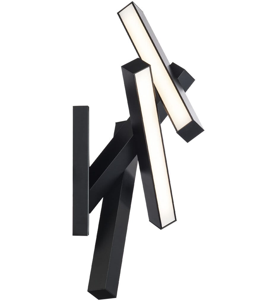 Modern Forms - WS-W64824-BK - Chaos 24" Wall Sconce