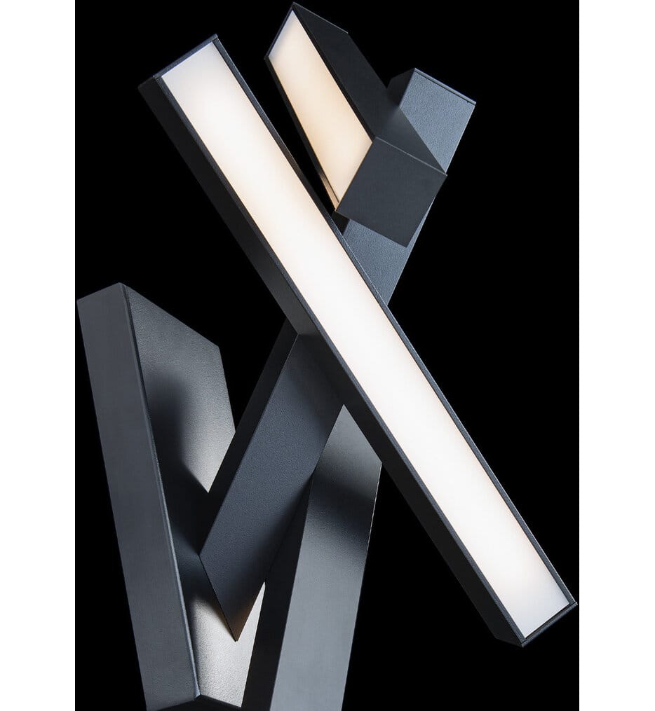 Modern Forms - WS-W64824-BK - Chaos 24" Wall Sconce