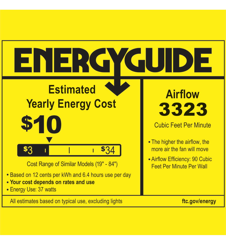 Generation Lighting - 3ERHR52BBSD - Era 52" Flush Mount Fan