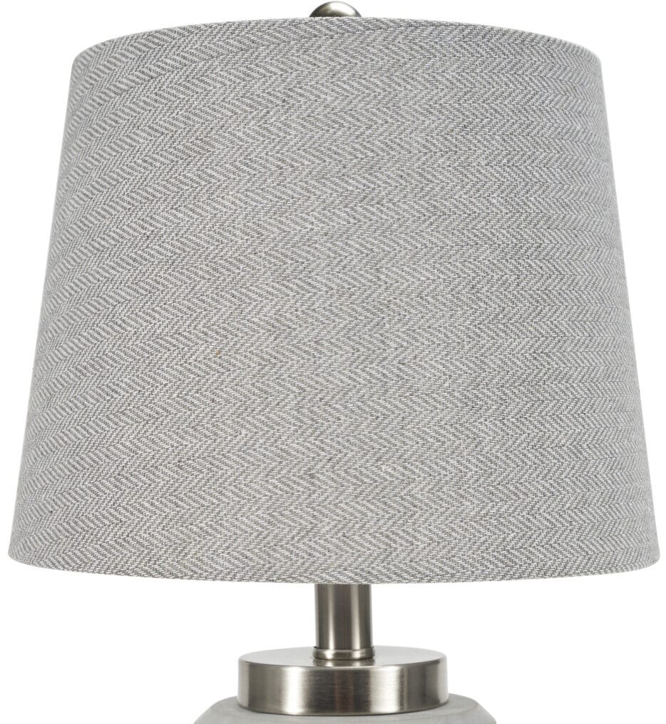 Nourison - 848783007393 - Patterned Concrete 21" Table Lamp