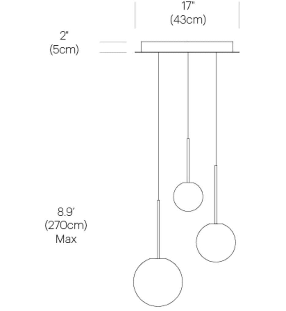 Pablo Designs - Bola Chandelier