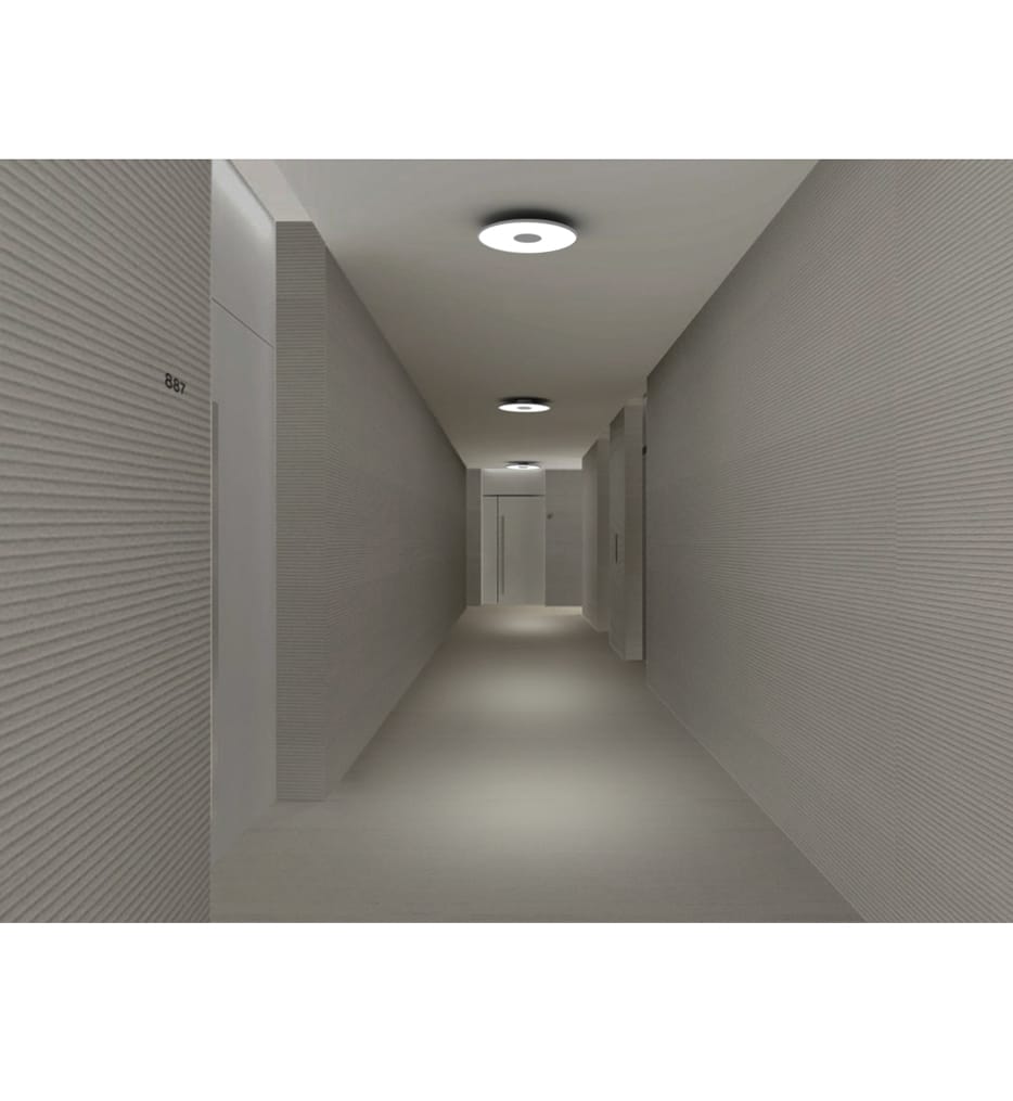 Pablo Designs - CIRC FSH 16 WHT - Circa 16" Flush Mount