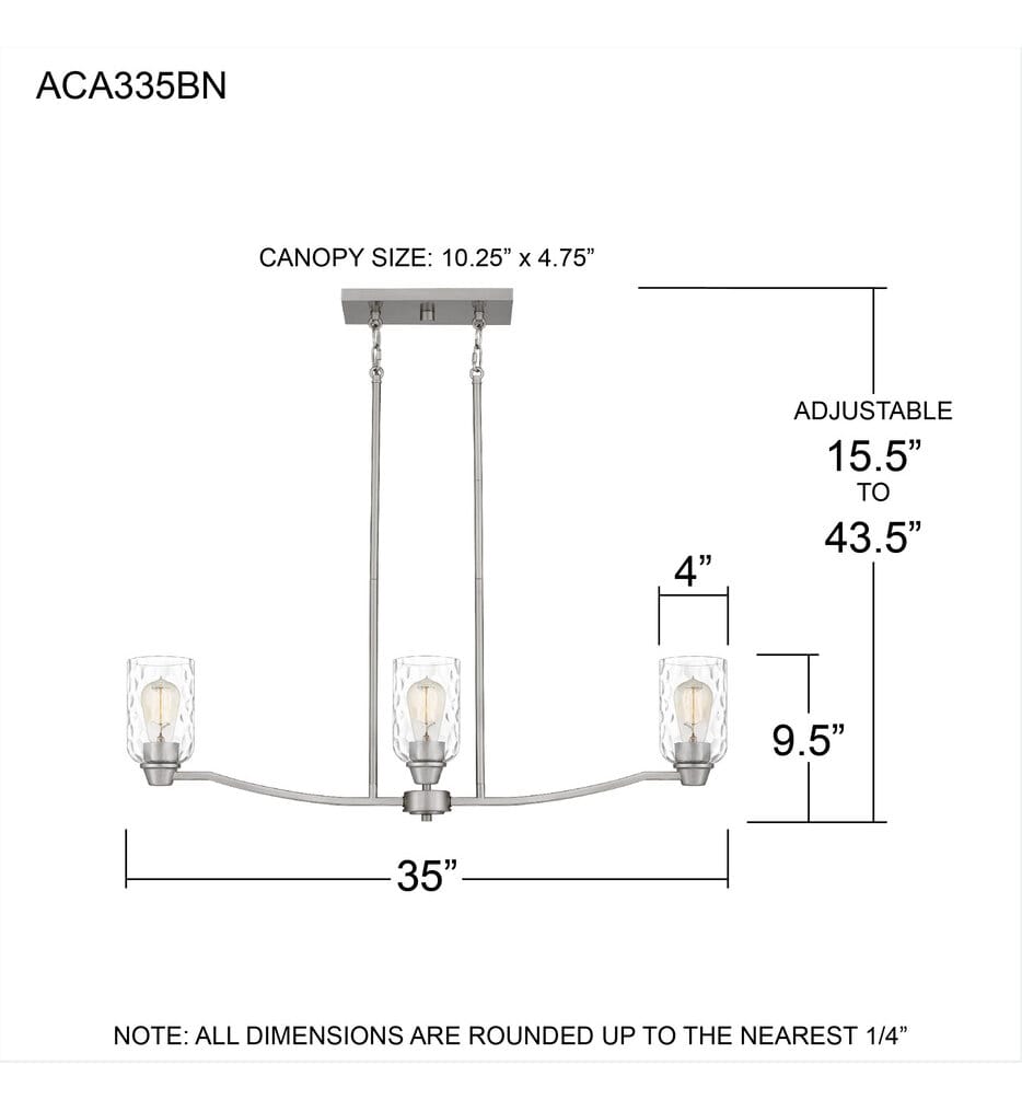 Quoizel - Acacia 35" Island Light