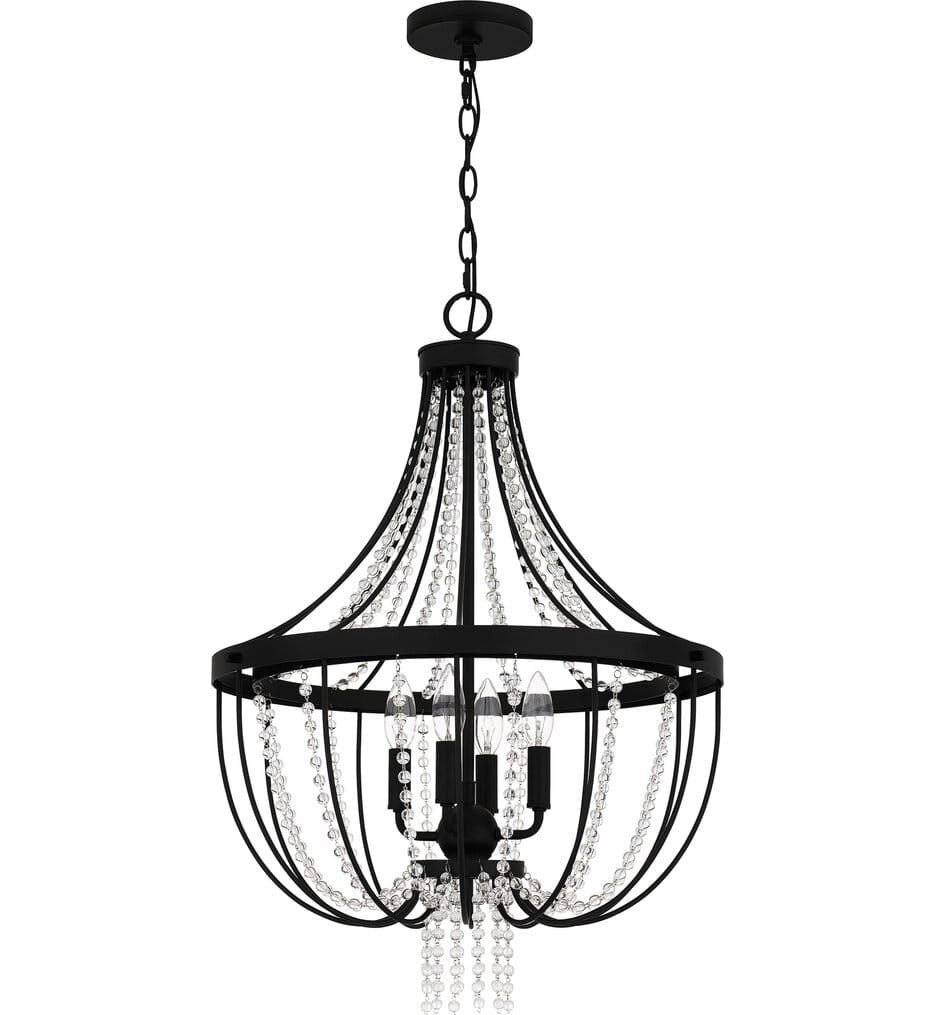 Quoizel - ADL2820MBK - Adelaide 20.25" Pendant