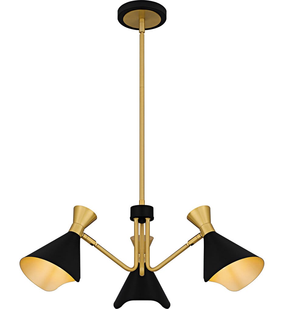 Quoizel - ADN5026MBK - Arden 26" Chandelier