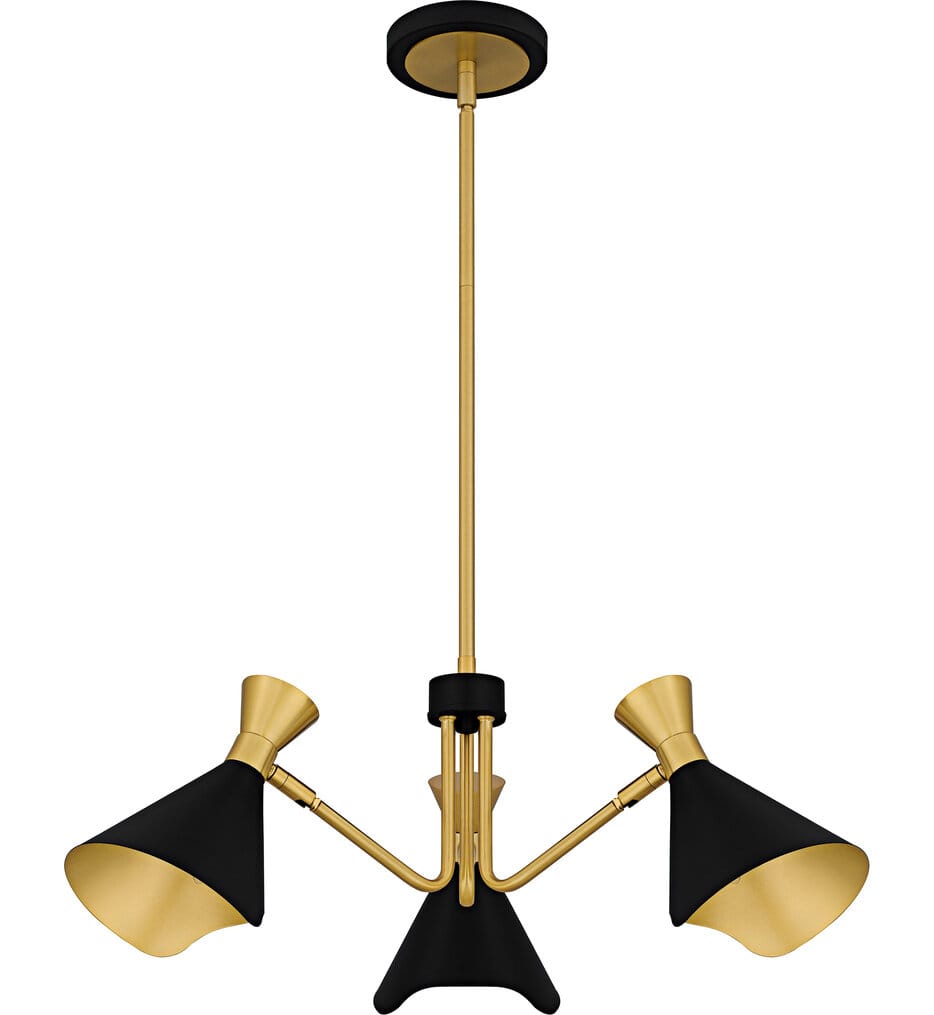 Quoizel - ADN5026MBK - Arden 26" Chandelier