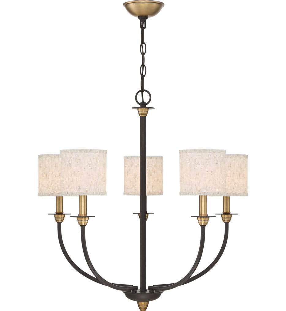 Quoizel - ADY5005OZ - Audley 26" Chandelier