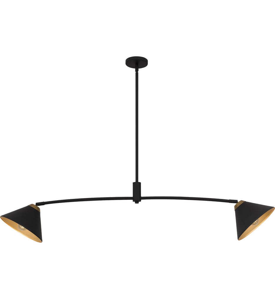Quoizel - ALS252MBK - Alscott 52" Island Light
