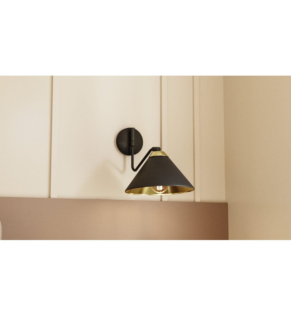 Quoizel - ALS8810MBK - Alscott 16.75" Wall Sconce