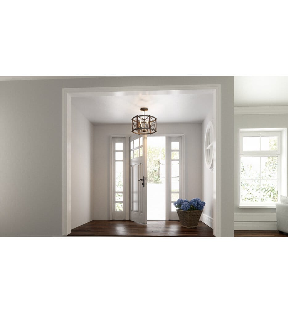 Quoizel - BRO1720MK - Baron 20" Semi-Flush Mount