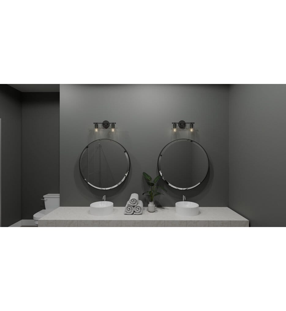 Quoizel - CAP8615MBK - Caputo 15" Bath Vanity Light