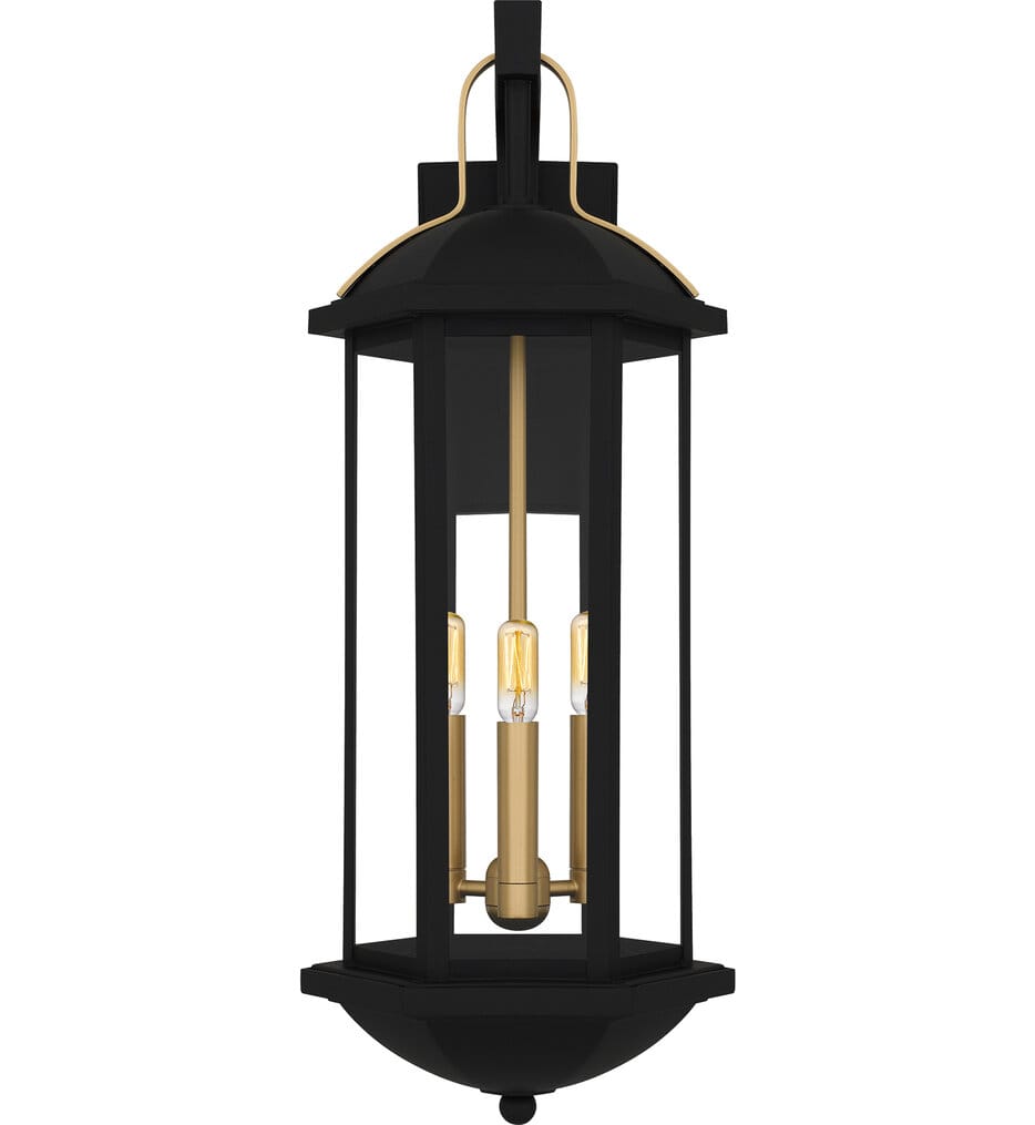 Quoizel - CFD8410MBK - Crestfield 26.25" Outdoor Wall Sconce