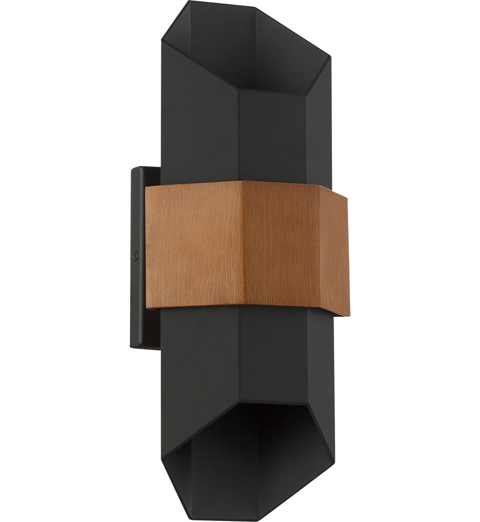 Quoizel - CHS8307MBK - Chasm 15.25" Outdoor Lantern