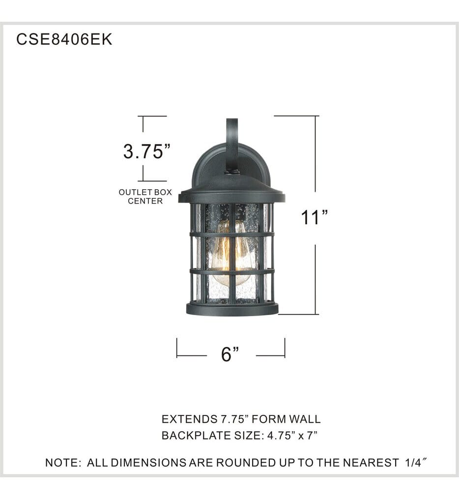 Quoizel - Crusade 11" Outdoor Lantern