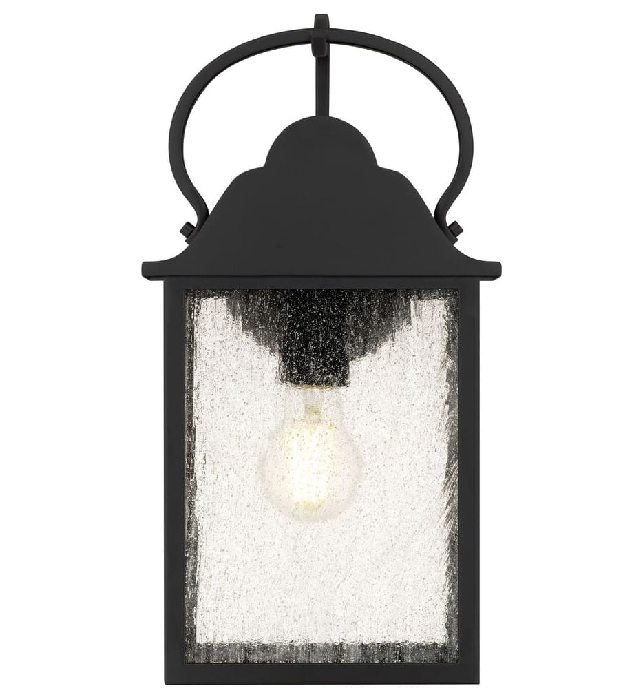 Quoizel - DAM8307MBK - Damian 15-inch Outdoor Wall Sconce