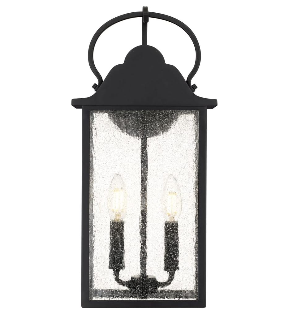 Quoizel - DAM8407MBK - Damian 18-inch Outdoor Wall Sconce