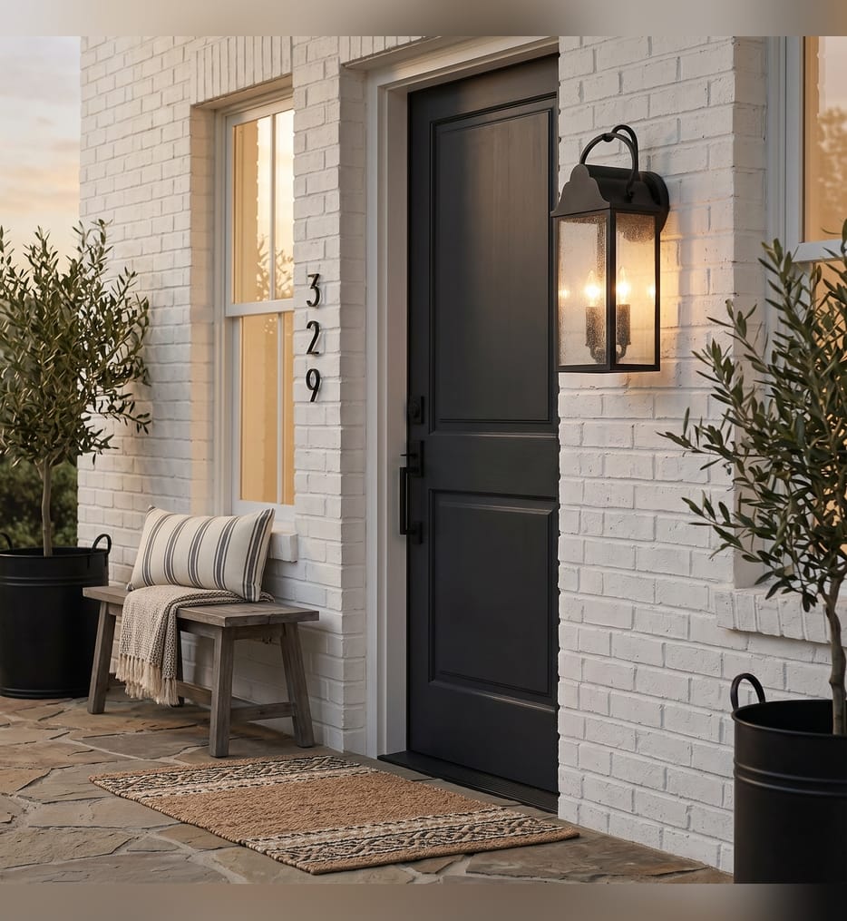 Quoizel - DAM8407MBK - Damian 18-inch Outdoor Wall Sconce