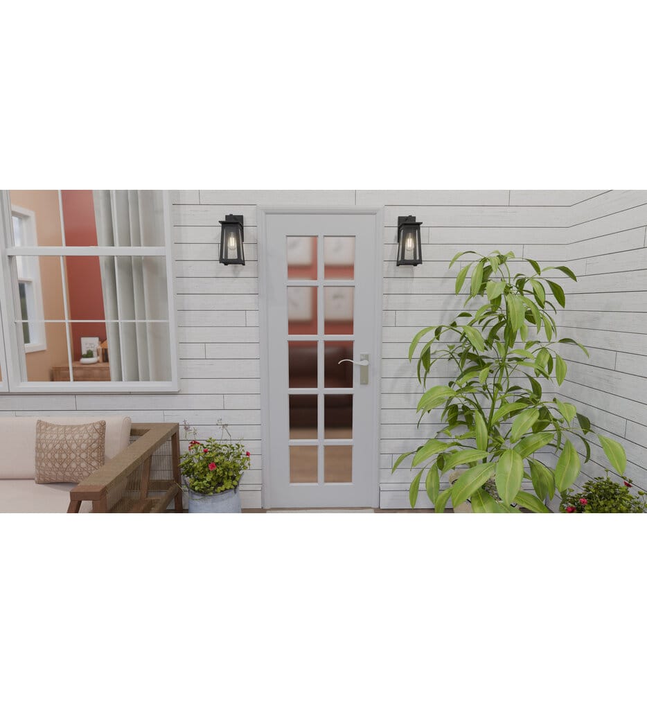 Quoizel - DCH8405MBK - Drescher 12.5" Outdoor Wall Sconce