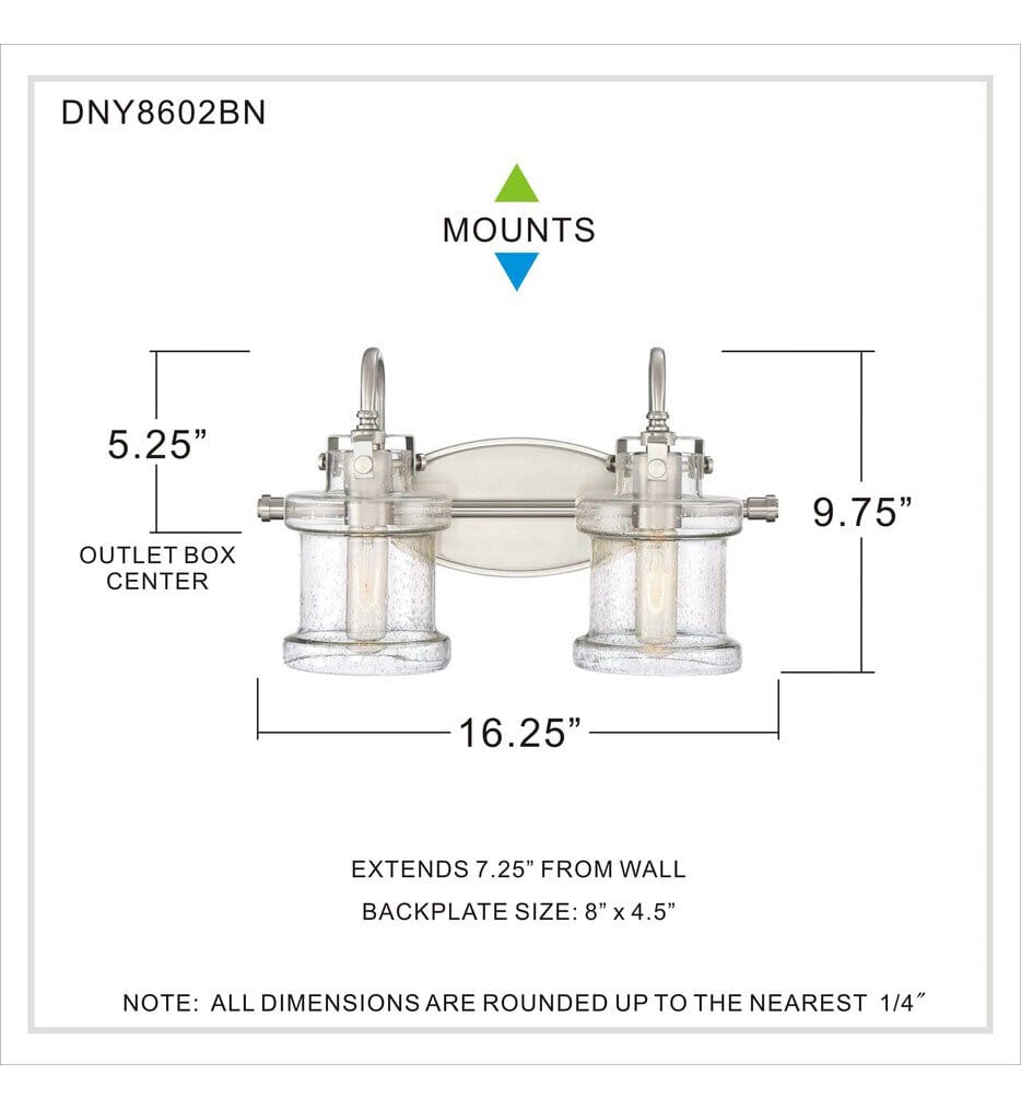 Quoizel - Danbury 16.25" Bath Vanity Light