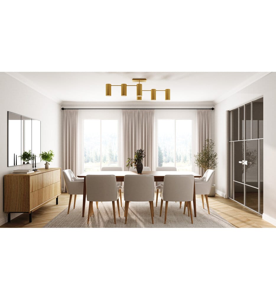 Quoizel - Foreland 50" Semi-Flush Mount