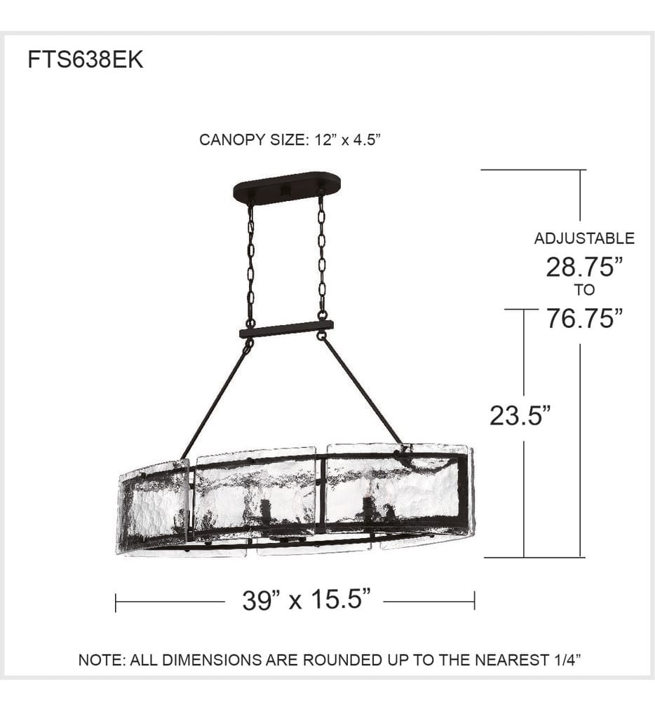 Quoizel - Fortress 39" Island Light