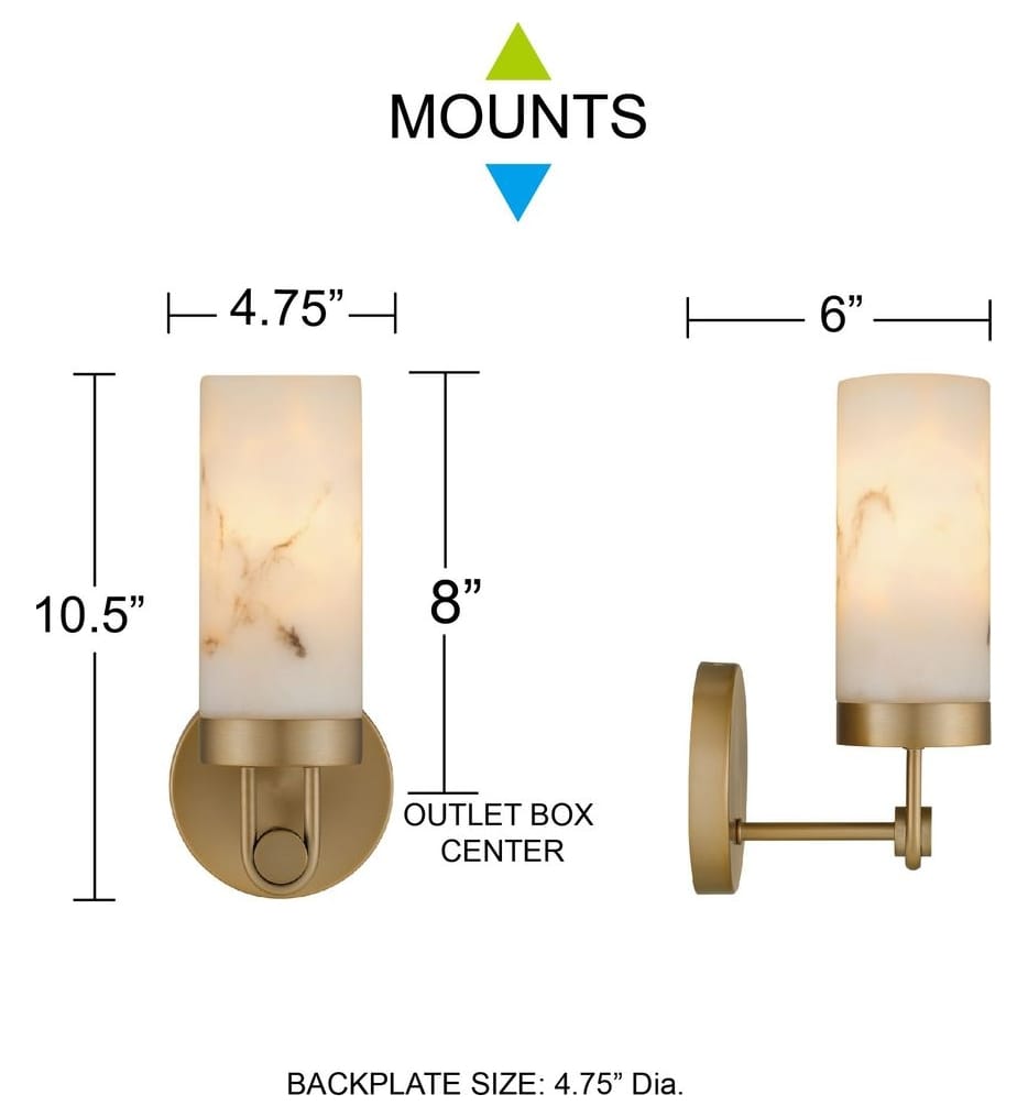 Quoizel - GIA8705BGD - Gianna 10.5-inch Wall Sconce