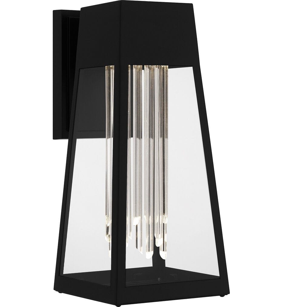 Quoizel - GIN8406MBK - Guinn 14.25" Outdoor Wall Sconce