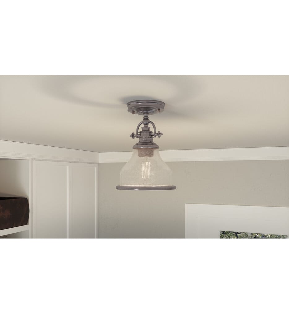 Quoizel - Grant 8" Semi-Flush Mount