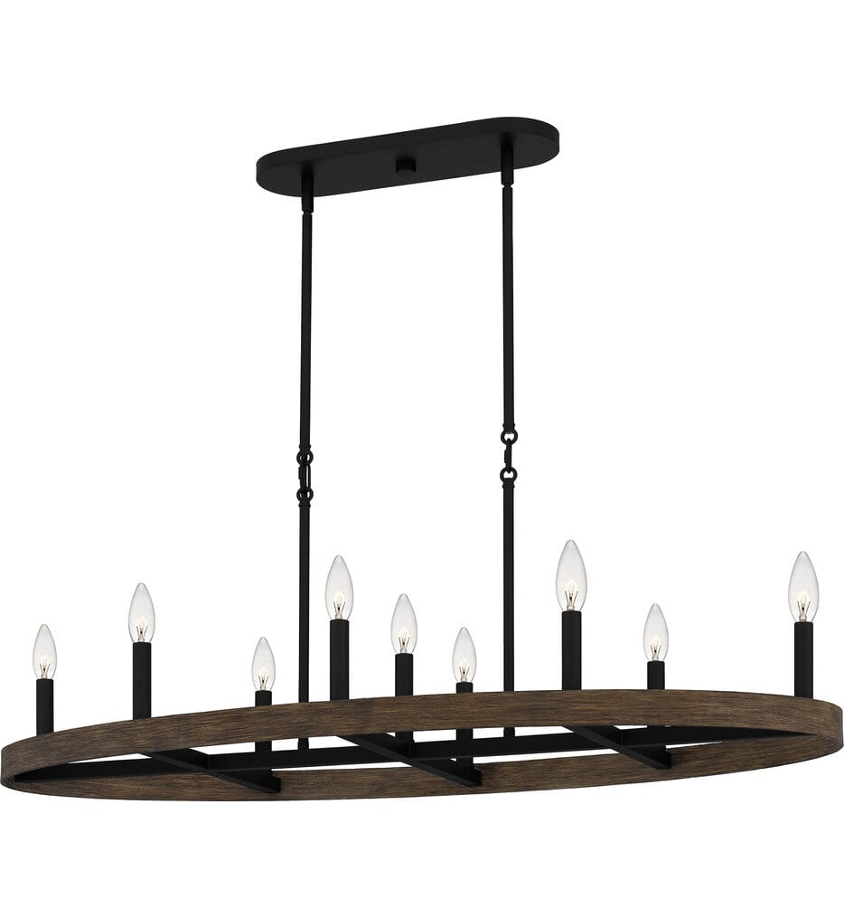 Quoizel - HDR842MBK - Hendrix 42" Island Light