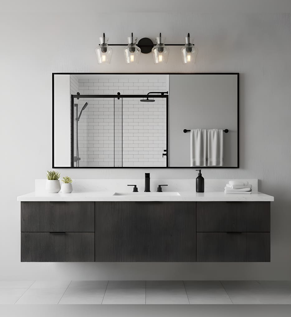 Quoizel - HLL8630MBK - Hollis 30.25-inch Bath Vanity Light