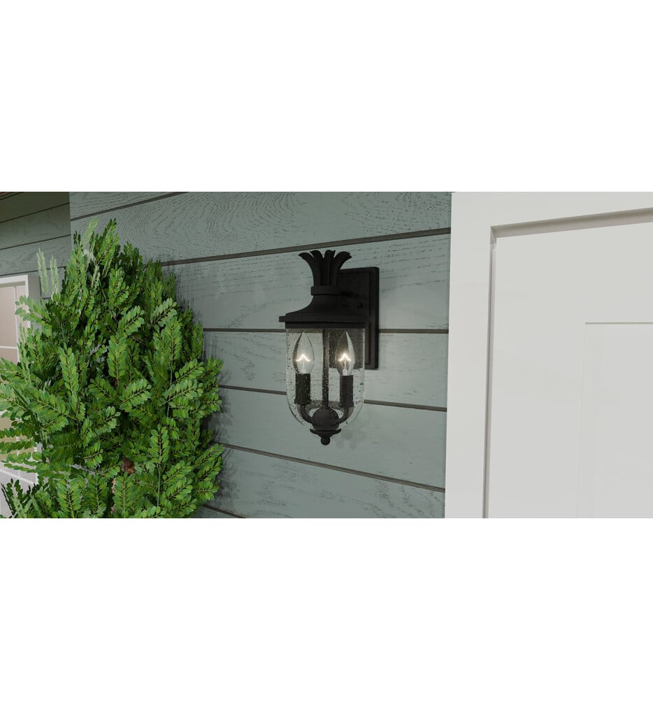 Quoizel - HVN8406EK - Havana 13.5" Outdoor Wall Sconce