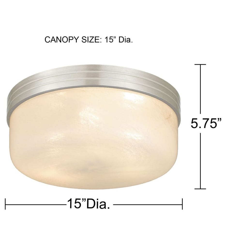 Quoizel - Langford 15-inch Flush Mount