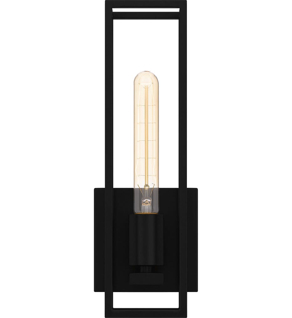 Quoizel - LGN8605MBK - Leighton 13.75" Wall Sconce