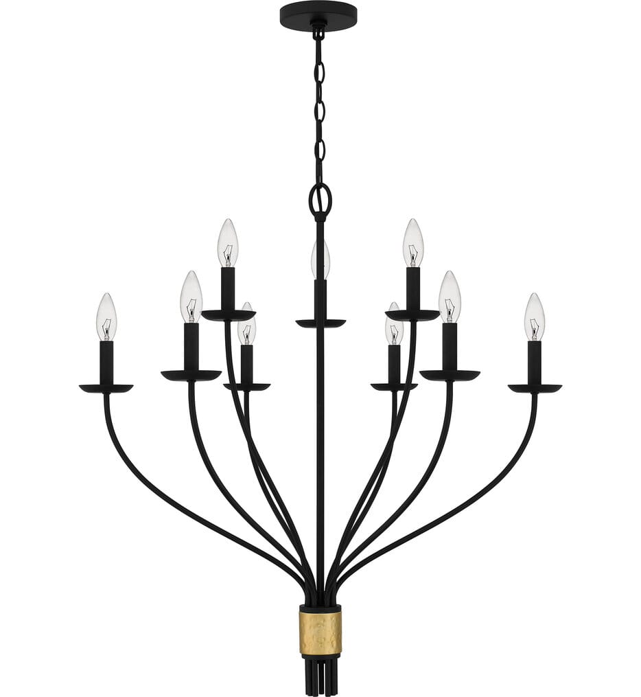 Quoizel - MAG5032MBK - Margaret 32" Chandelier