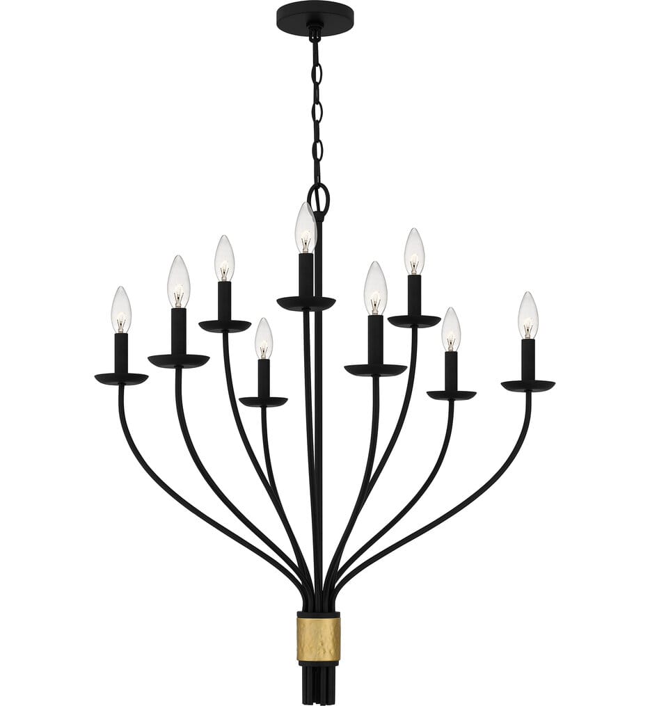 Quoizel - MAG5032MBK - Margaret 32" Chandelier