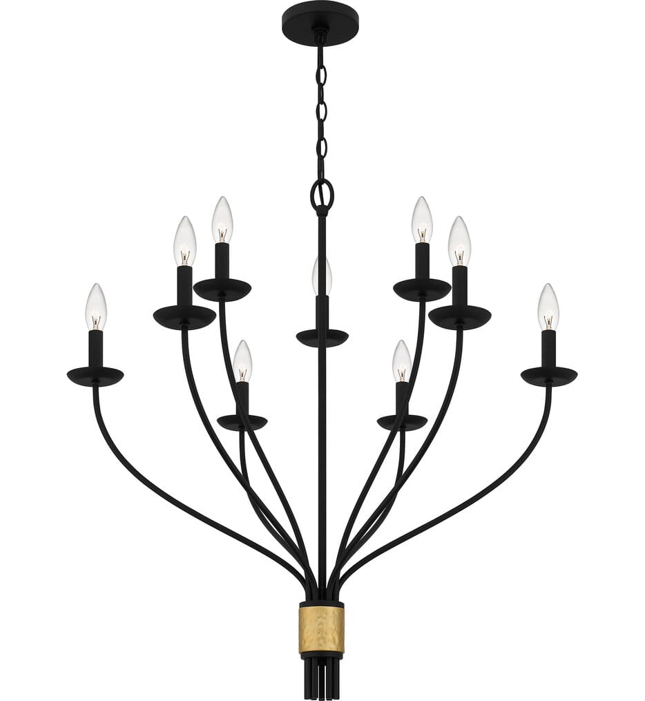 Quoizel - MAG5032MBK - Margaret 32" Chandelier