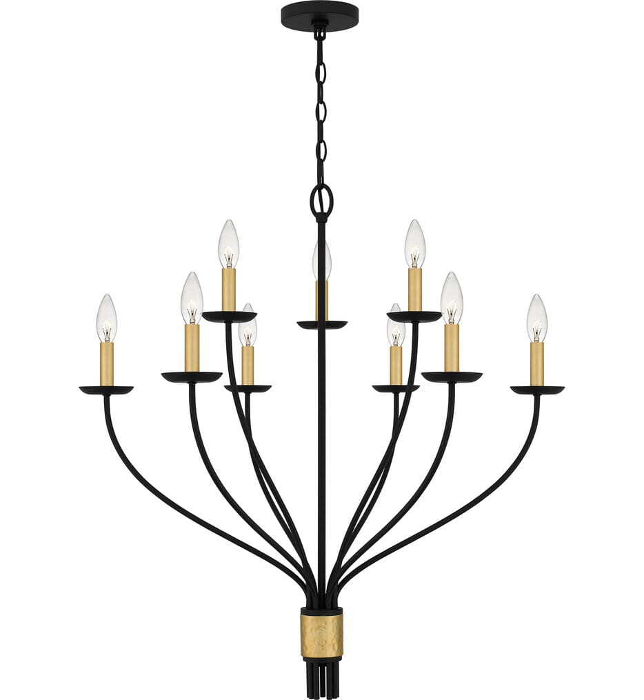 Quoizel - MAG5032MBK - Margaret 32" Chandelier