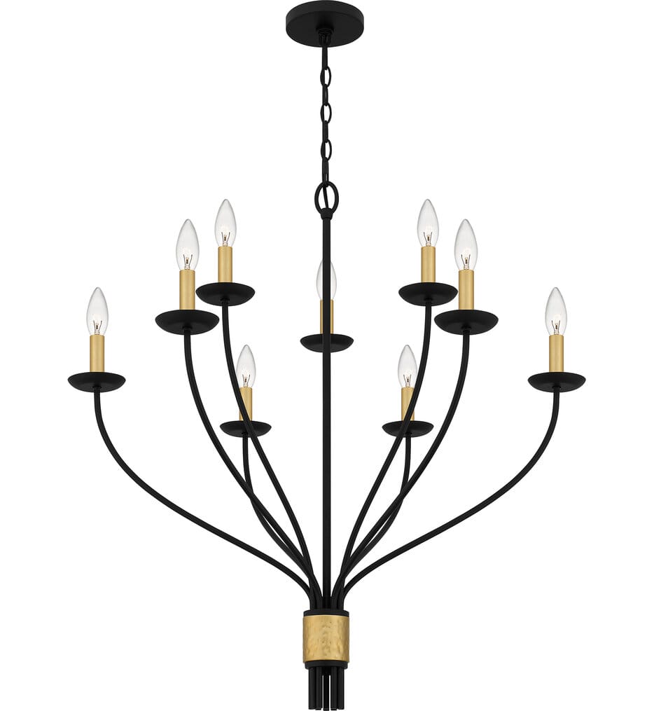 Quoizel - MAG5032MBK - Margaret 32" Chandelier