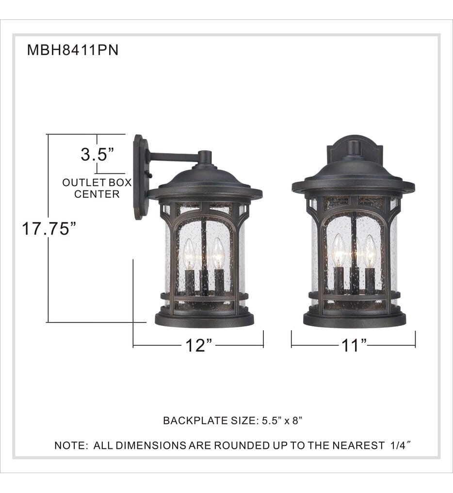 Quoizel - Marblehead 17.5" Outdoor Wall Sconce
