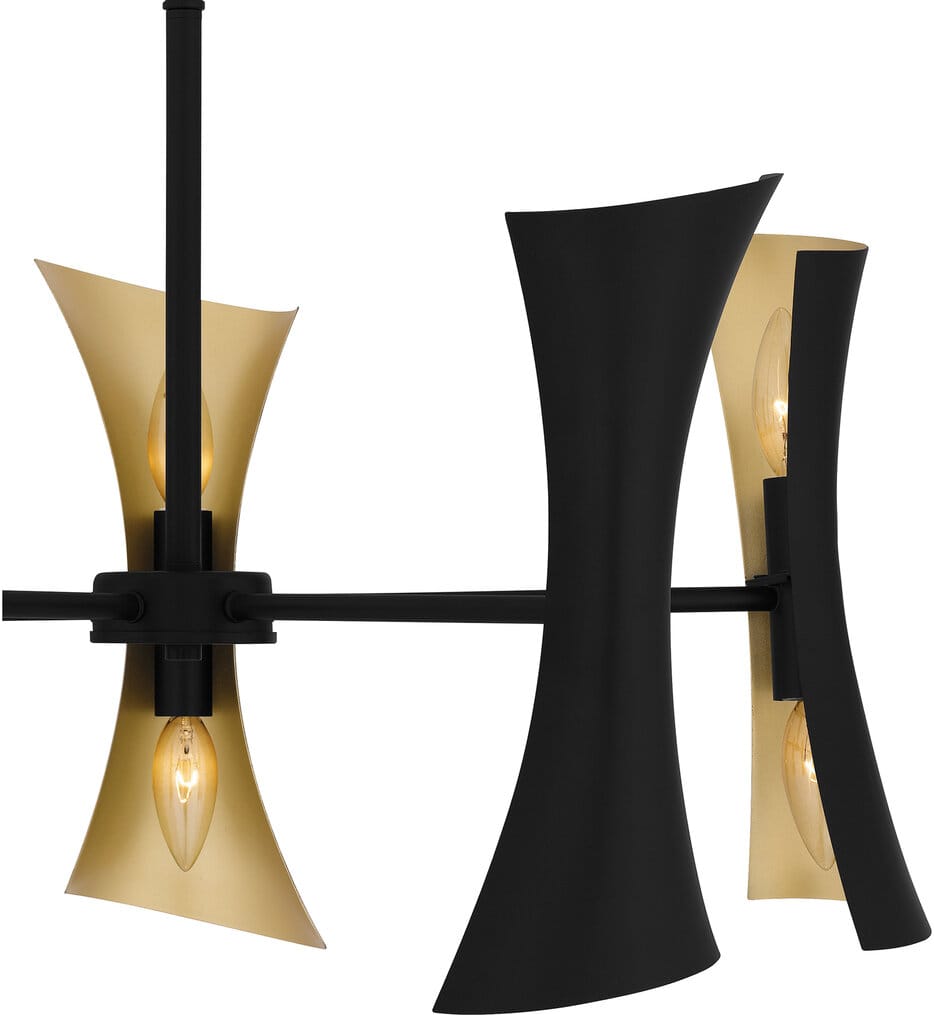 Quoizel - MYL5027MBK - Myla 27.25" Chandelier