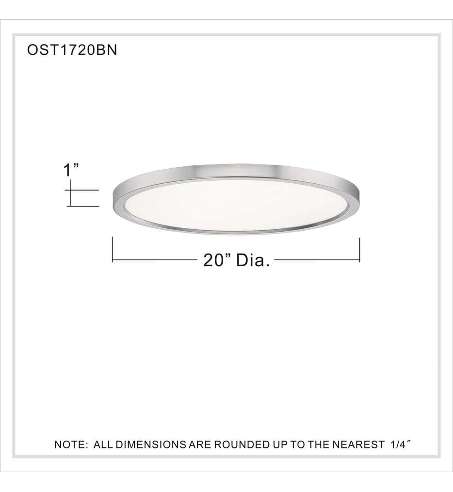 Quoizel - Outskirt 20" Flush Mount