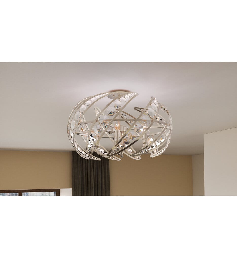 Quoizel - PCCN1724PK - Crescent 24.5" Semi-Flush Mount