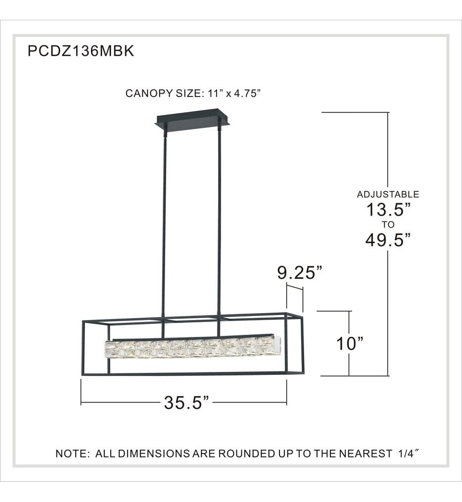 Quoizel - Dazzle 35.5" Island Light