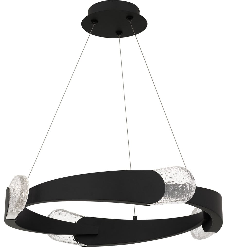 Quoizel - PCSAF2824MBK - Saffron 24" Pendant