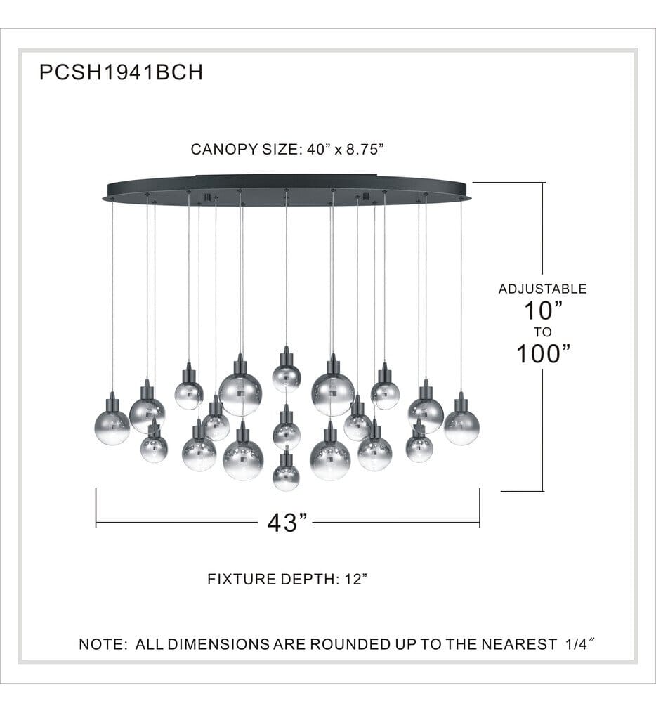 Quoizel - PCSH1941BCH - Shadow 43" Island Light