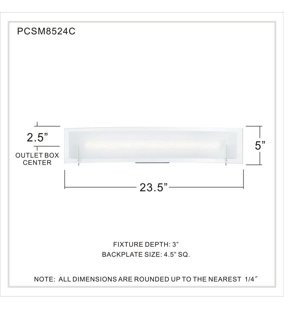 Quoizel - PCSM8524C - Stream 23.5" Bath Vanity Light
