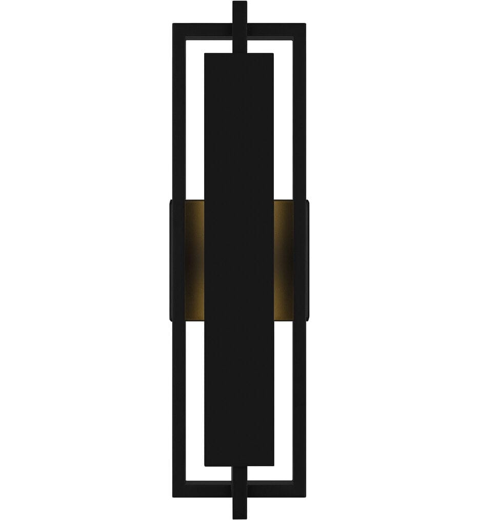 Quoizel - PNT8406MBK - Pointsett 20.5" Outdoor Wall Sconce