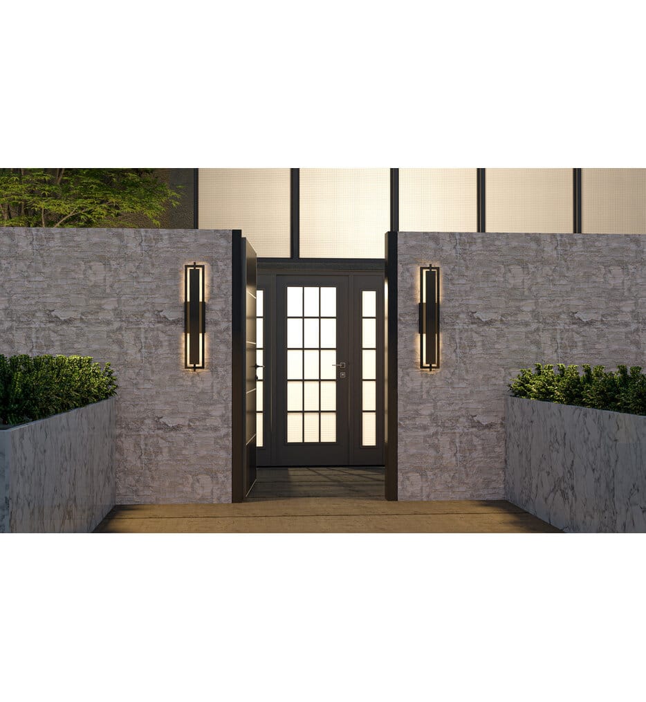 Quoizel - PNT8506MBK - Pointsett 30" Outdoor Wall Sconce